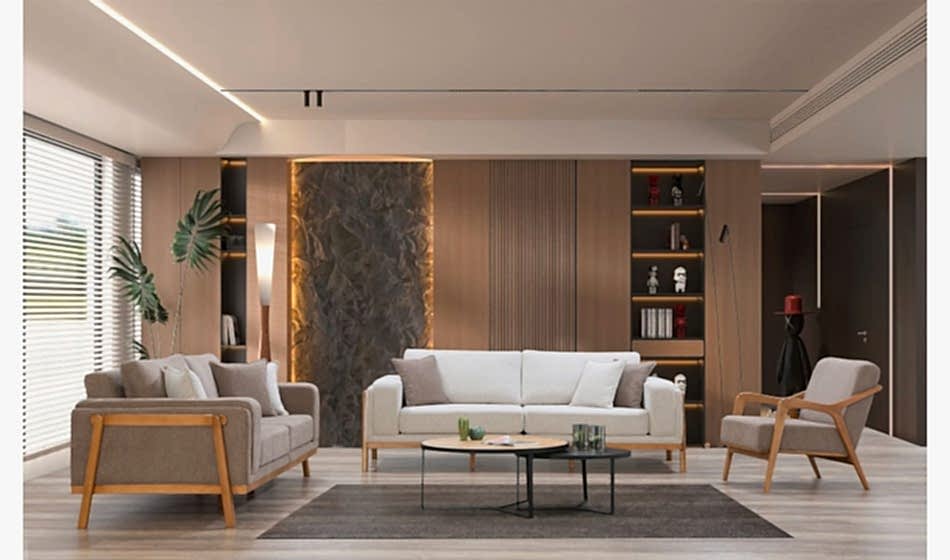 Wood Koltuk Takımı 3+3+1 Wood Koltuk Takımı 3+3+1